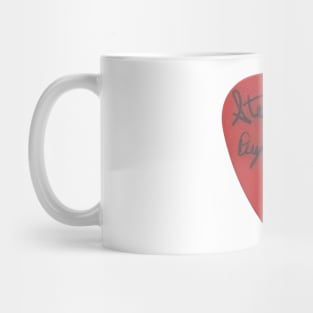 Autographed Guitar Pick Mug